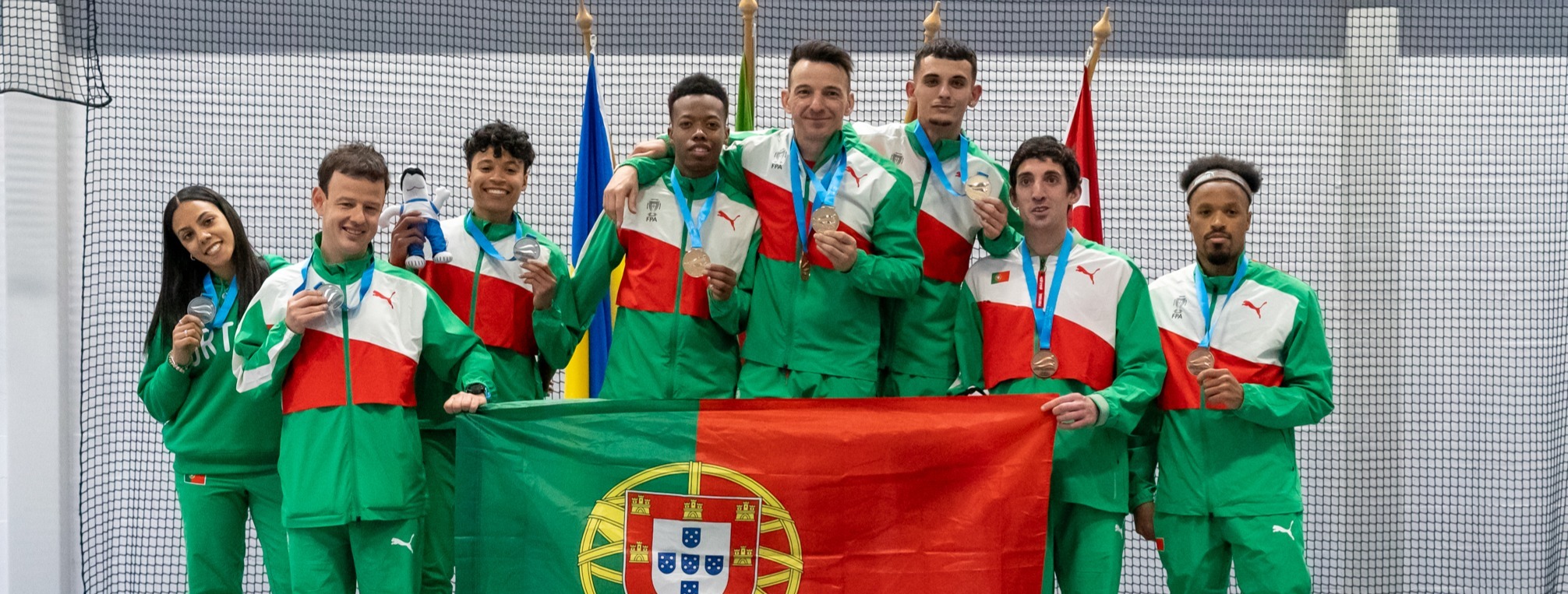 Portugal é campeão da Europa VIRTUS em pista curta