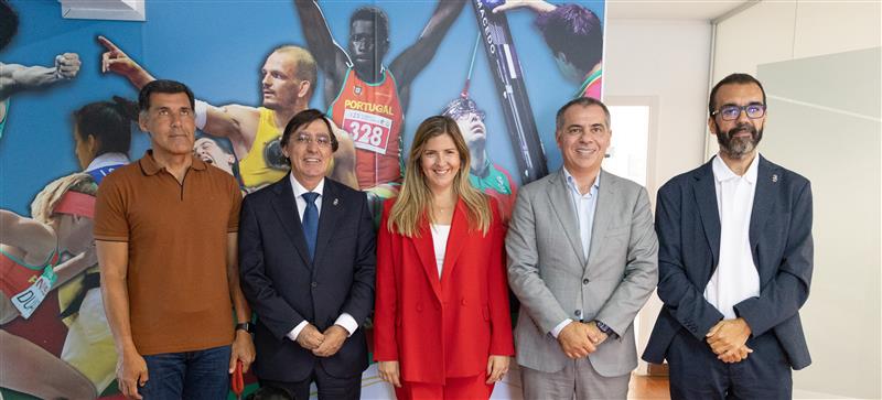 Margarida Balseiro Lopes visita sede do CPP. Governo reforça compromisso com inclusão no Desporto
