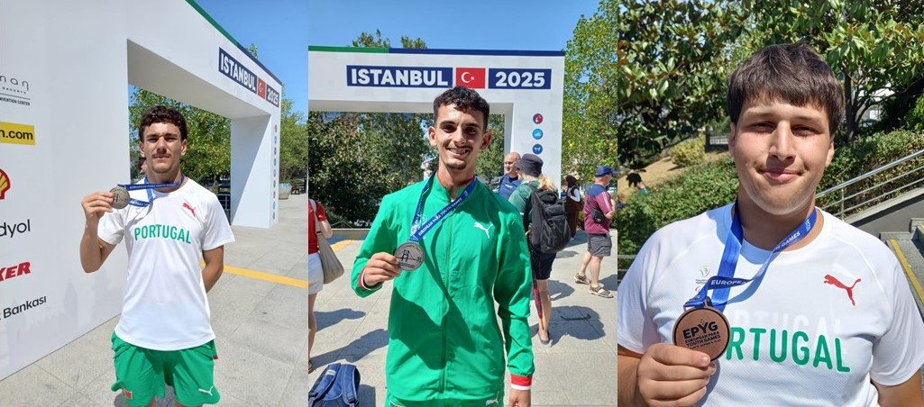 Portugal conquista mais três medalhas no atletismo nos EPYG 2025
