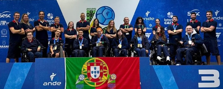 Seis medalhas para Portugal na World Boccia Cup Curitiba 2025