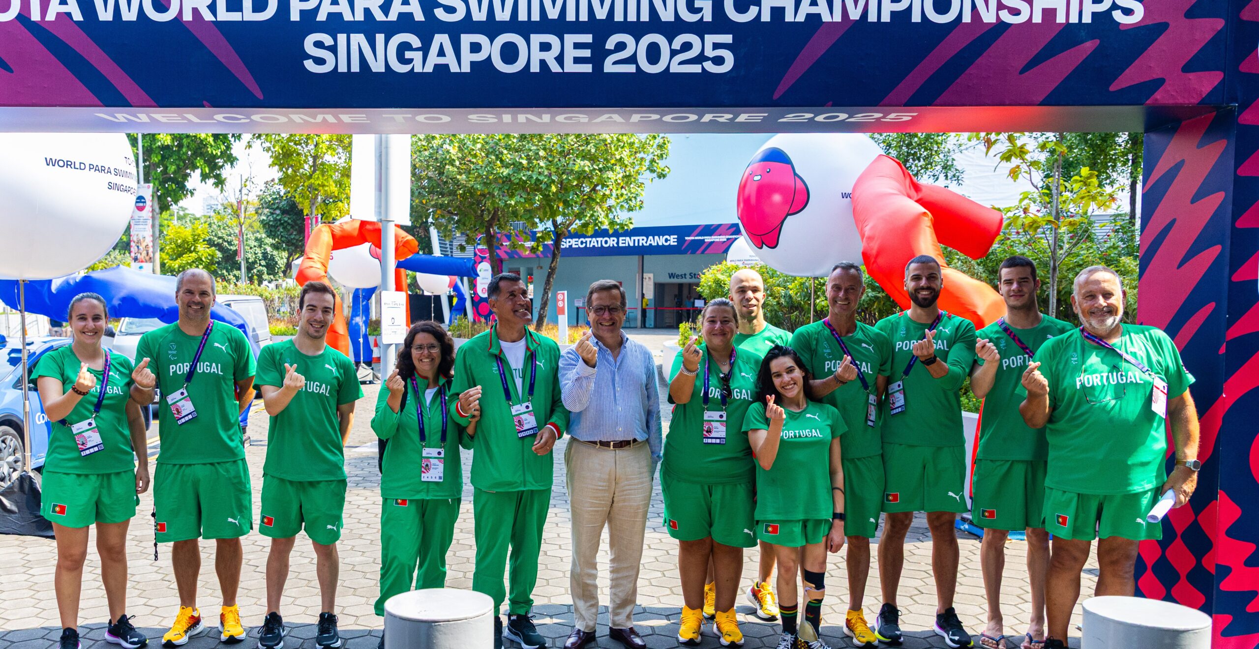 Embaixador de Portugal em Singapura acompanhou a Missão portuguesa e apoiou a Seleção Nacional