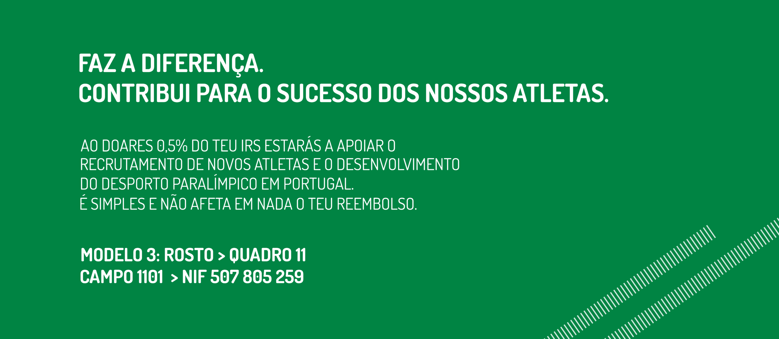 IRS 2019 – Apoia os Paralímpicos