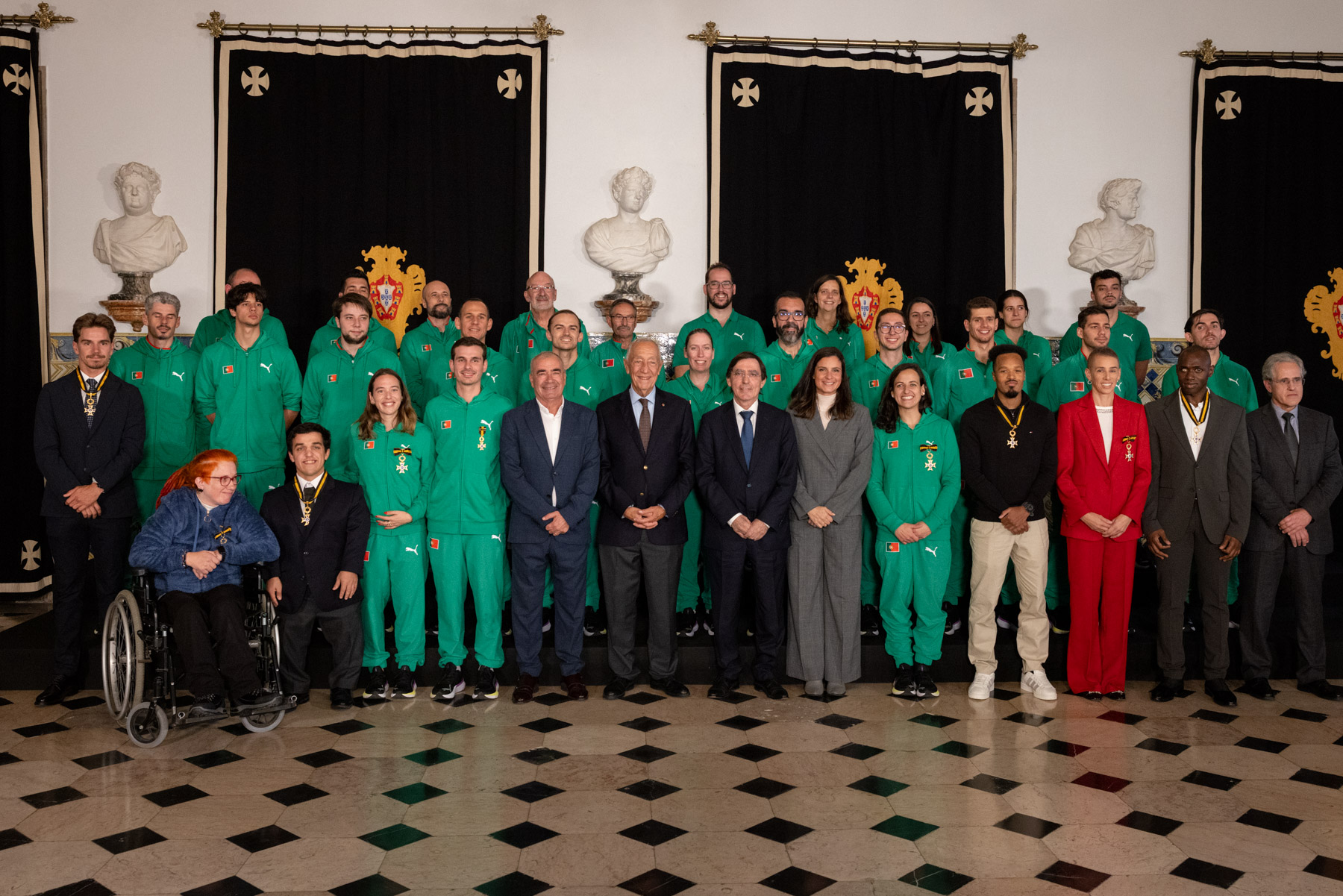 Medalhados condecorados pelo Presidente da República