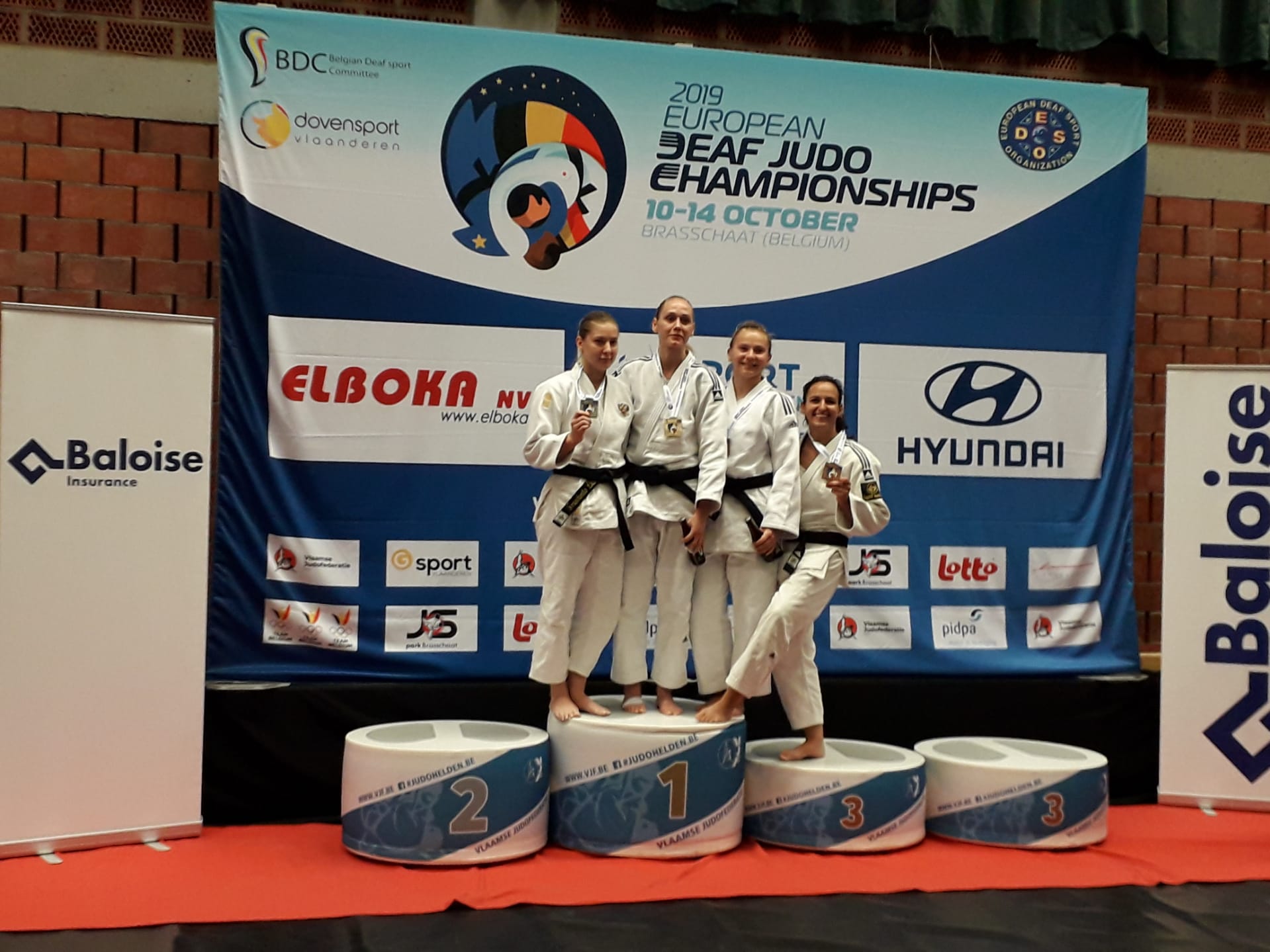 Joana Santos de bronze no Europeu de Judo de Surdos