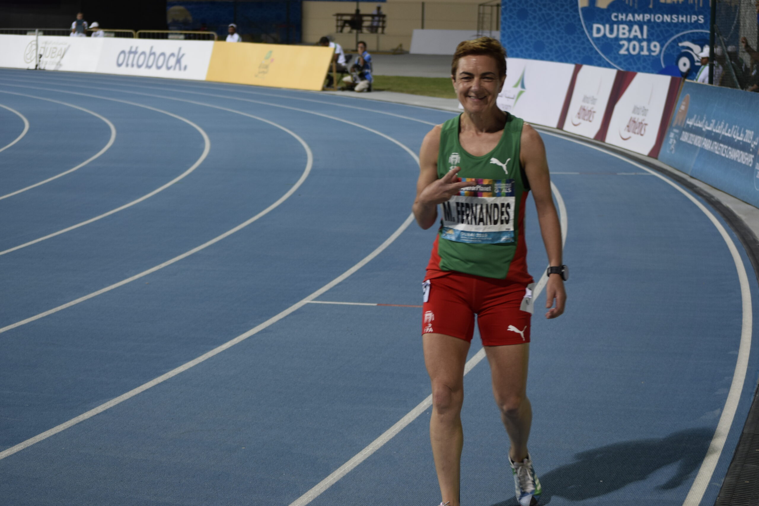 Maria Graça Fernandes sexta classificada no Mundial de Atletismo WPA