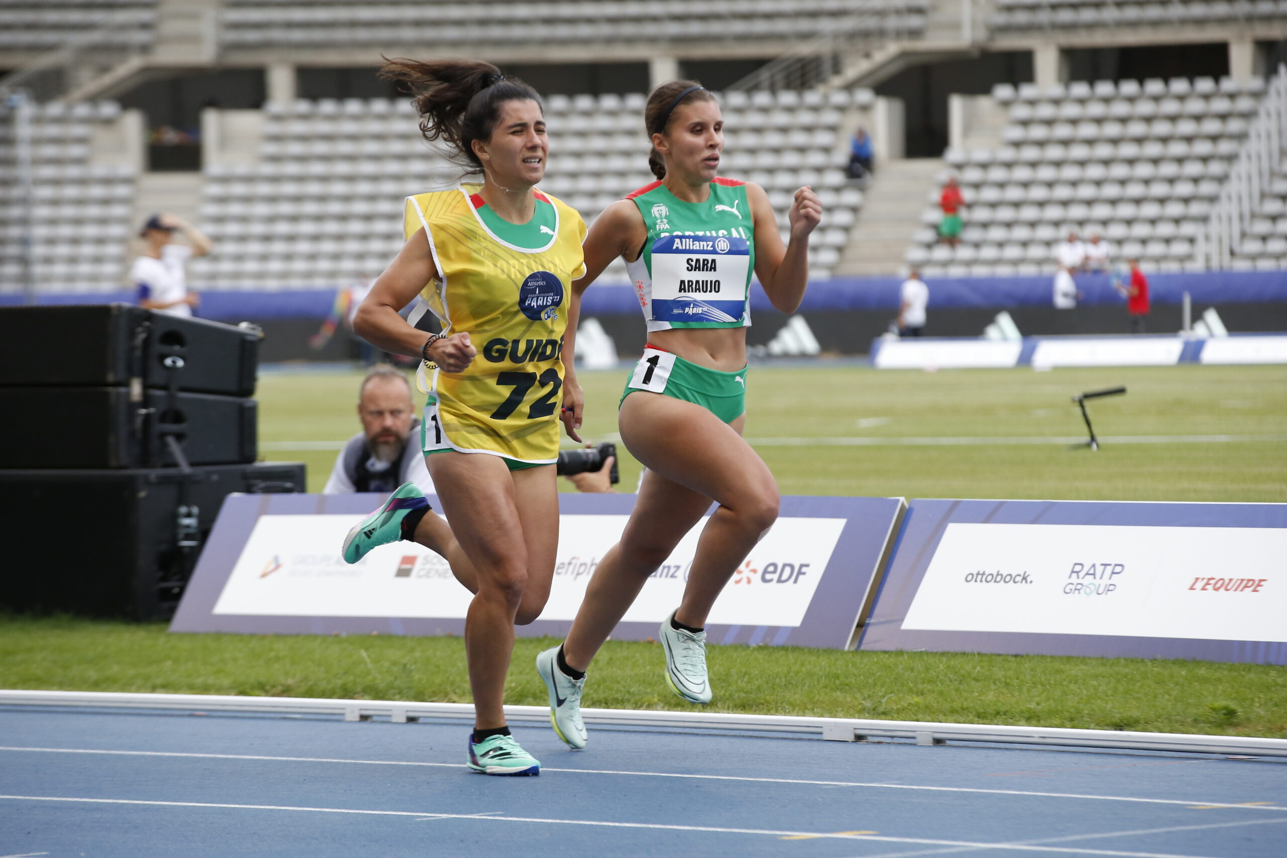 Sara Araújo em oitavo nas eliminatórias dos 100 metros T12 do Mundial de Atletismo