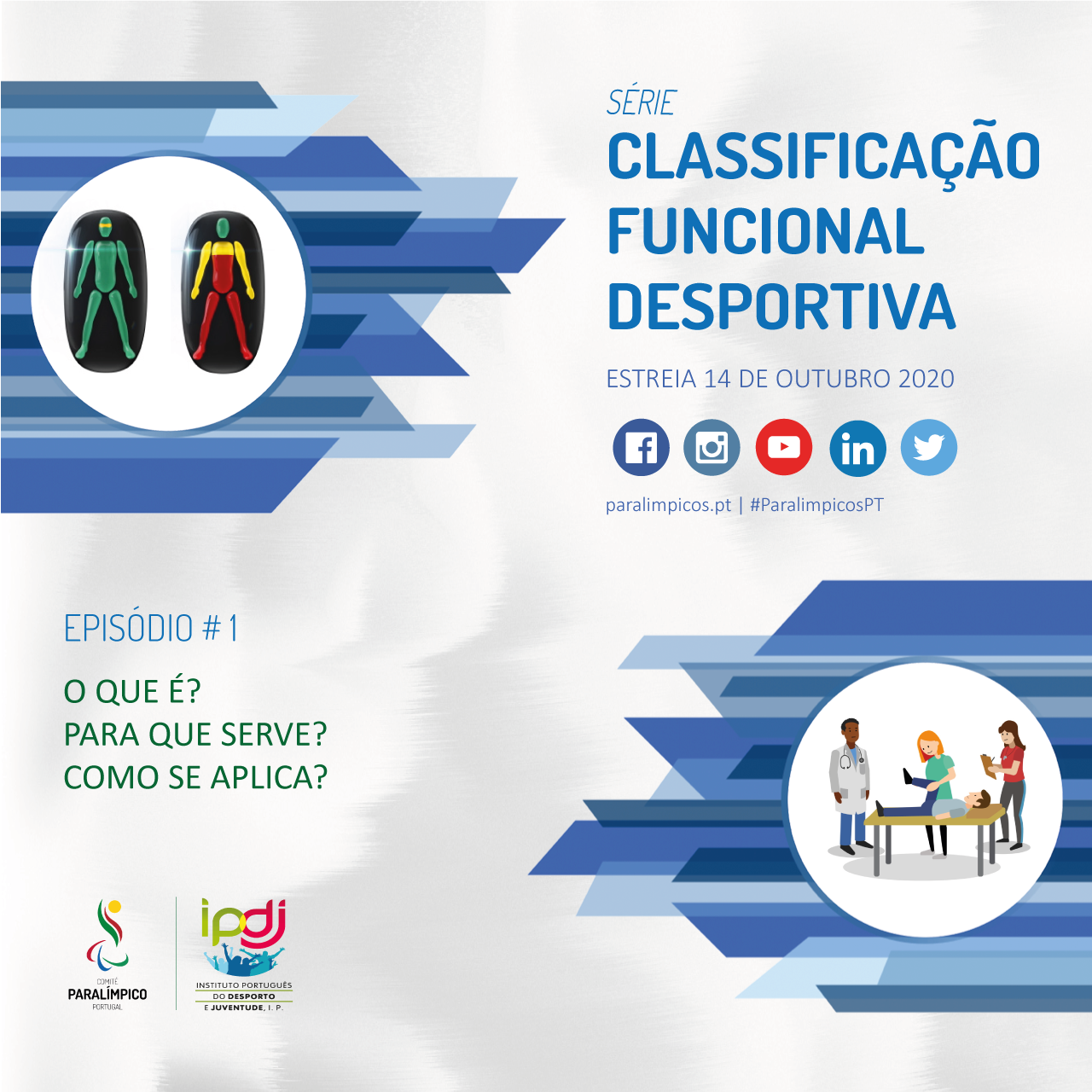 Série sobre Classificação Funcional Desportiva em estreia a 14 de outubro