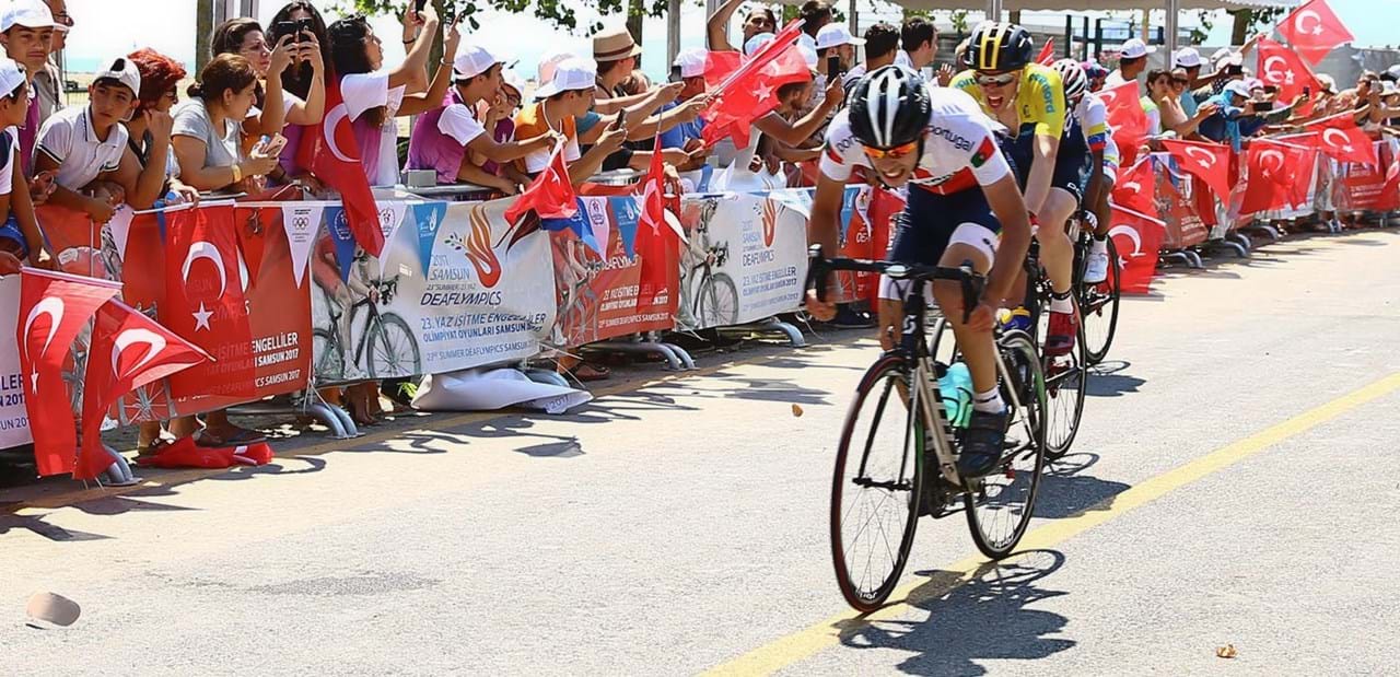 João Marques no Campeonato da Europa de Ciclismo para Surdos