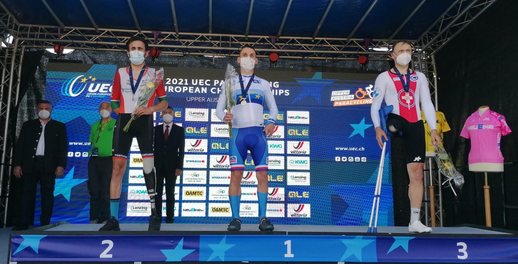 Campeonatos da Europa de Paraciclismo com seis medalhas