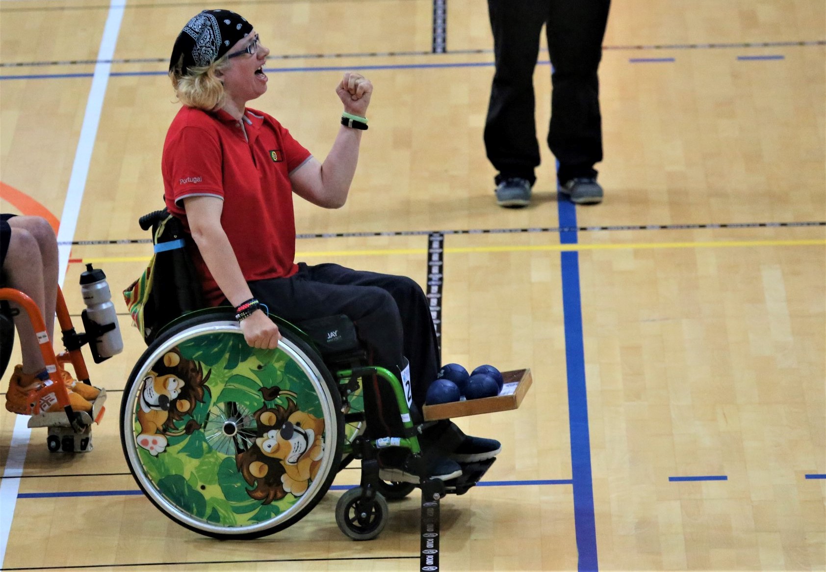 Cristina Gonçalves de bronze no World Open de Boccia