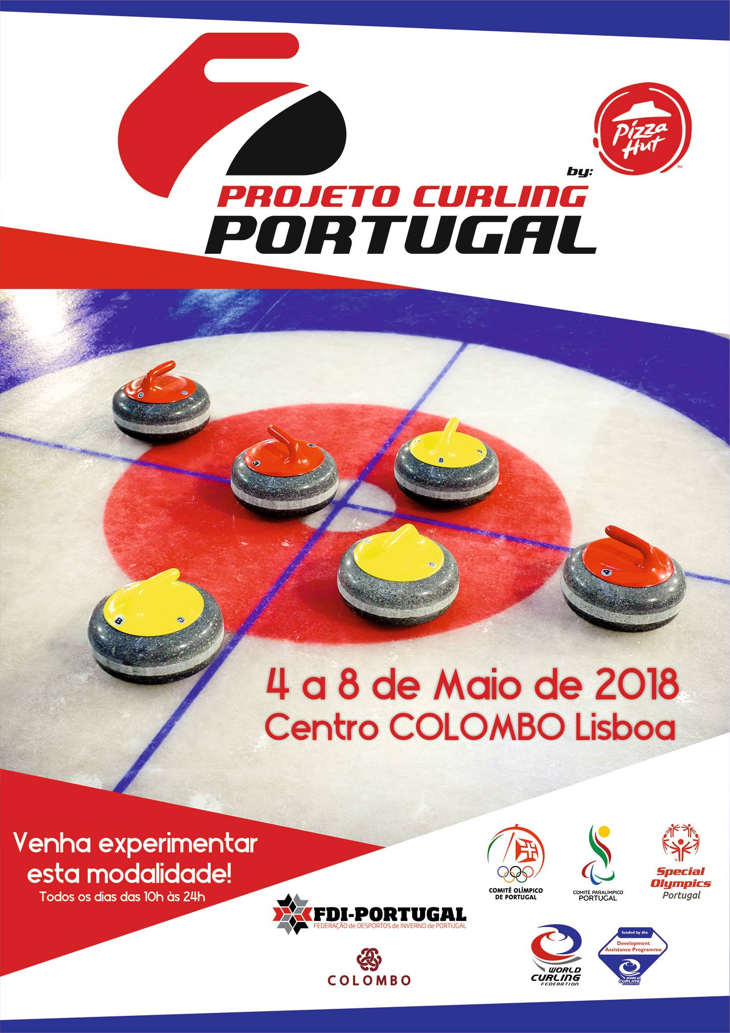 Curling em destaque no Colombo