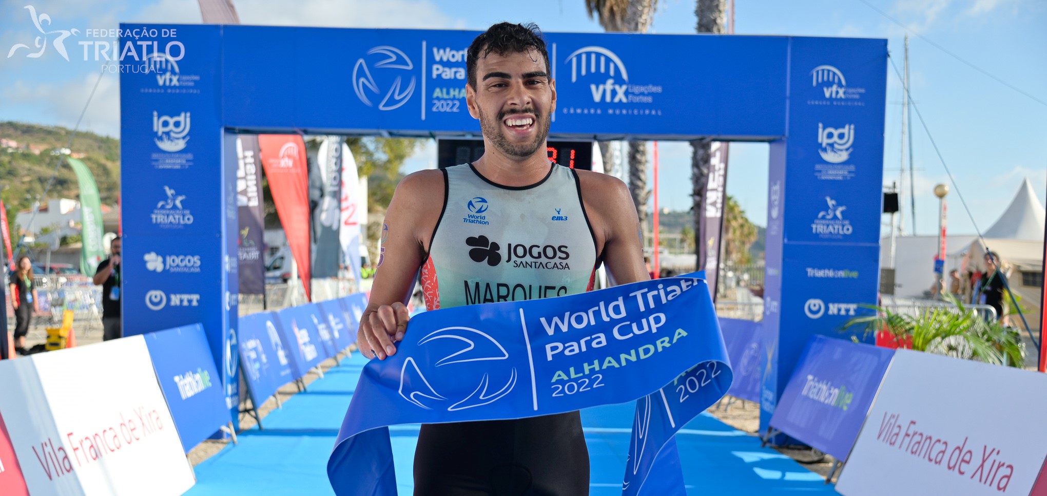 Filipe Marques de ouro na Taça do Mundo de Triatlo
