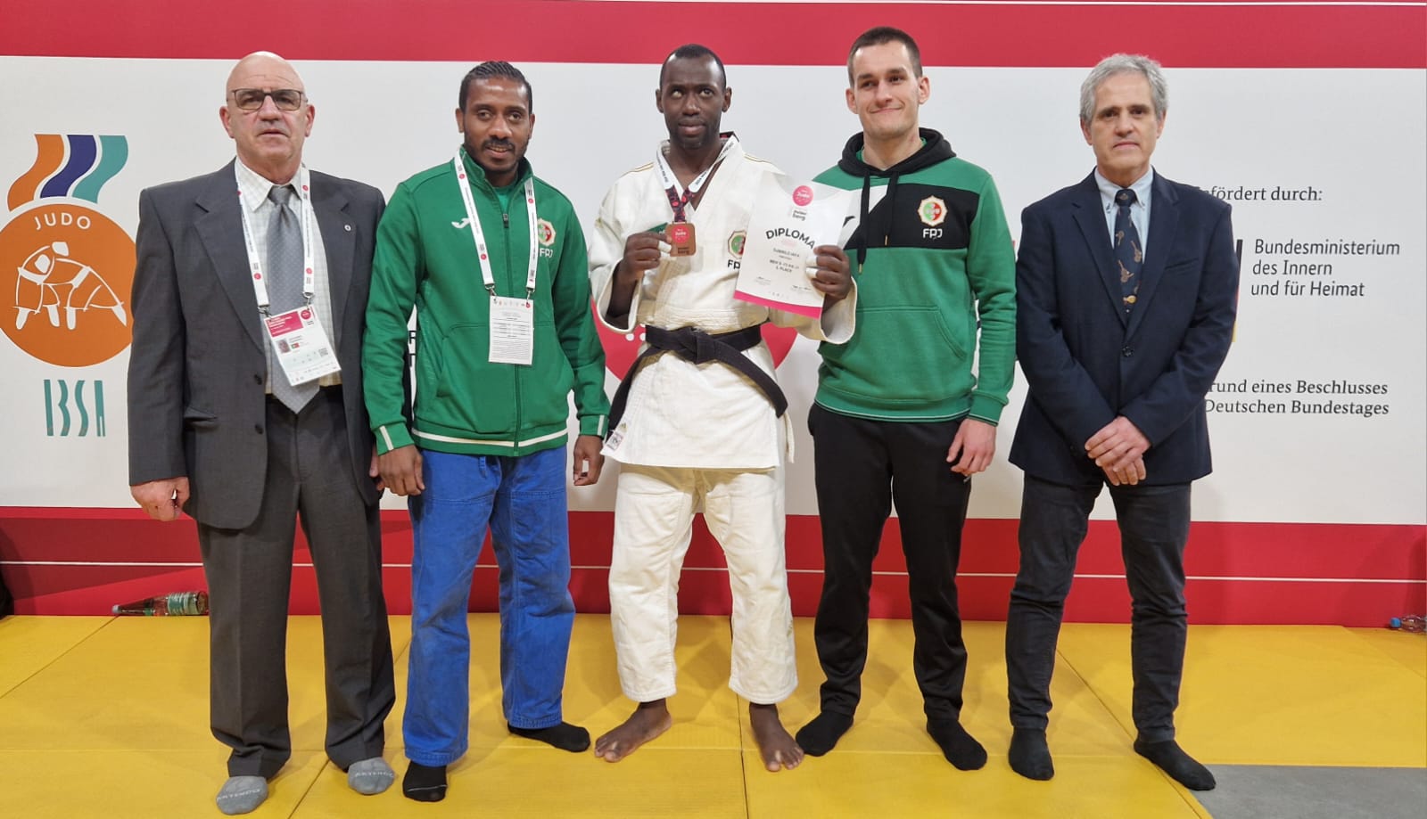 Djibrilo Iafa de bronze no Grande Prémio de Judo de Heidelberg