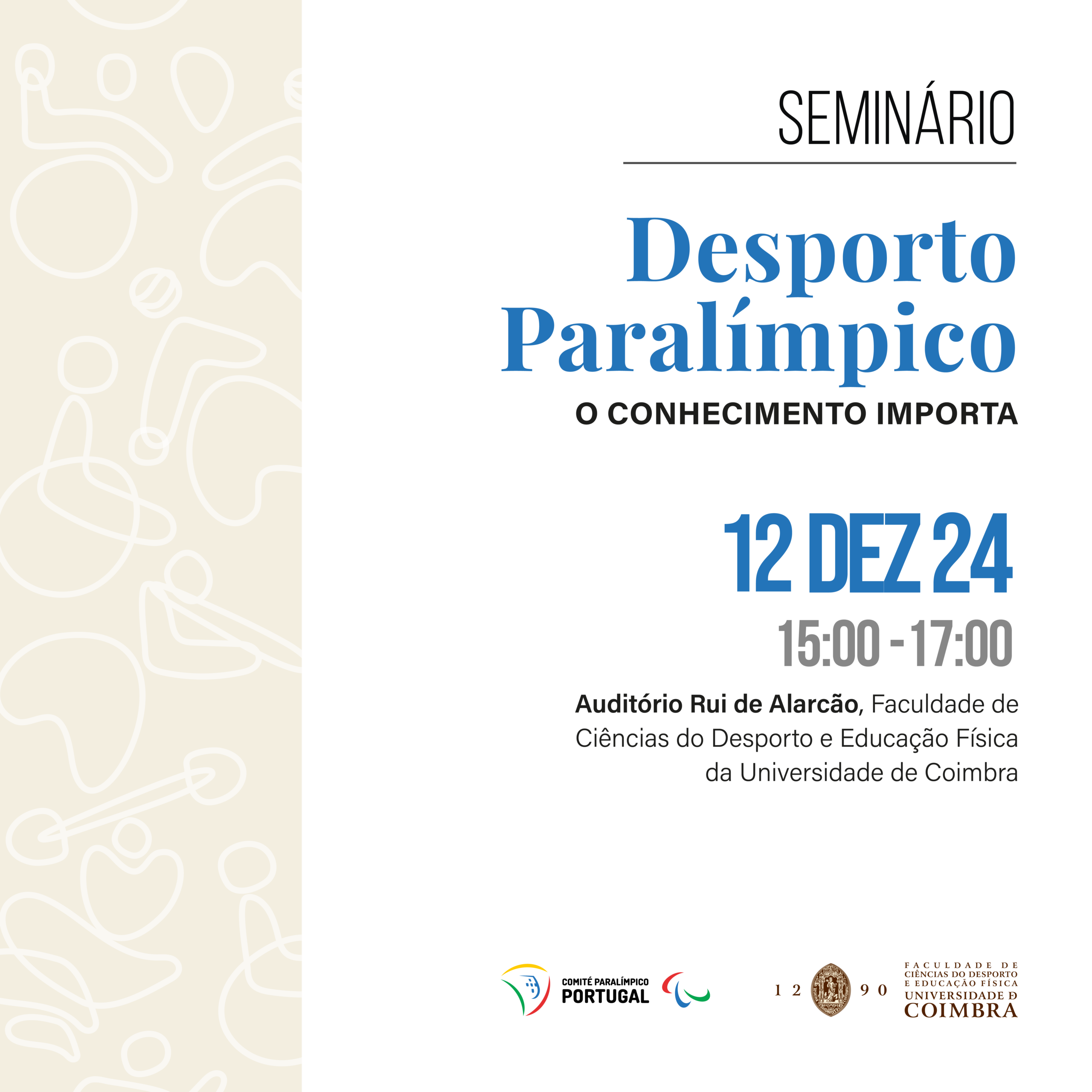 Andrew Parsons participa em Seminário sobre Desporto Paralímpico em Coimbra